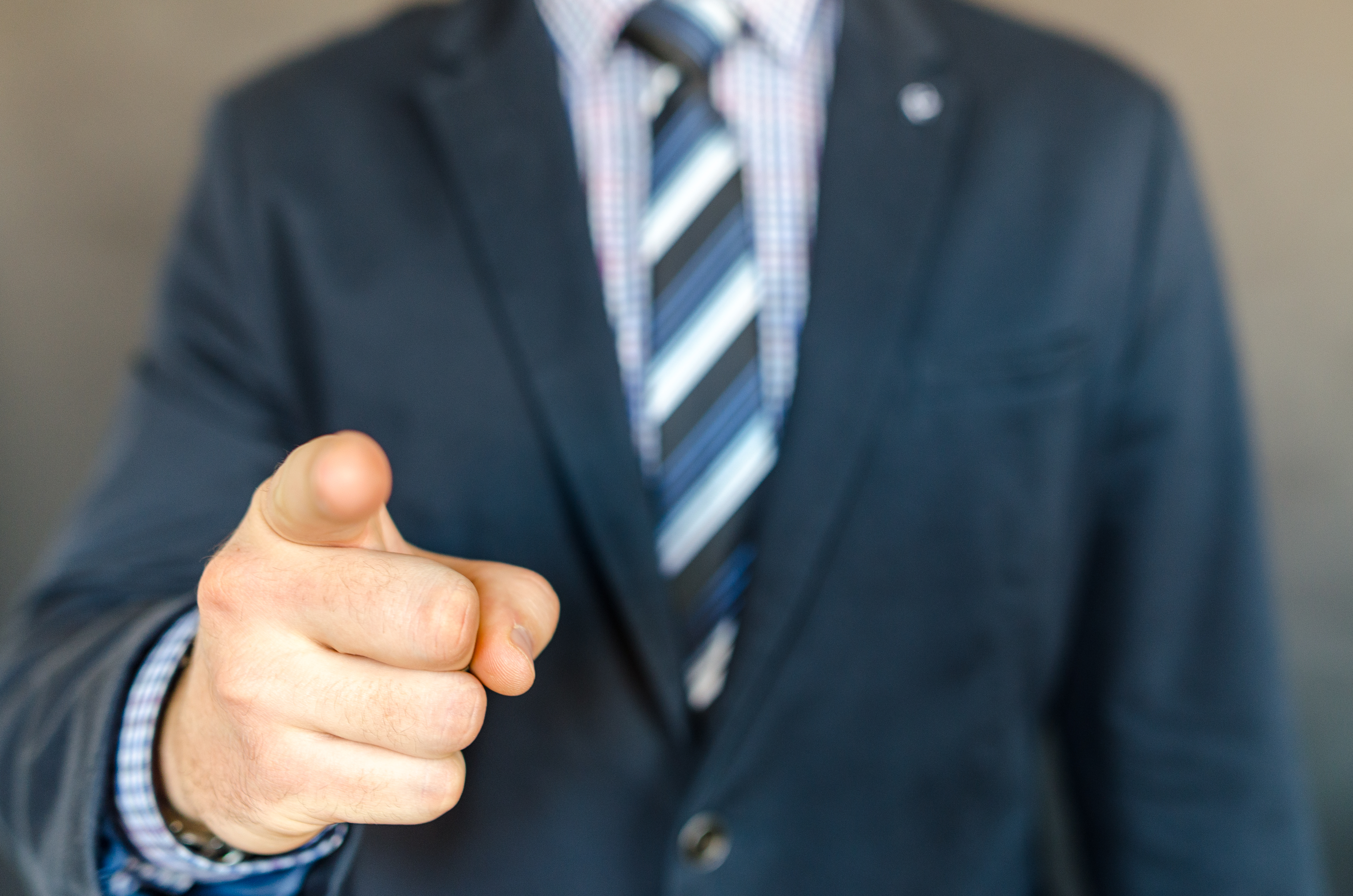 Business man in suit ready for meeting