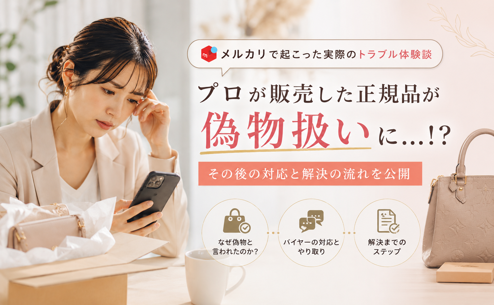 2回目】メルカリで現役バイヤーがトラブル！？正規品を偽物と言われ 