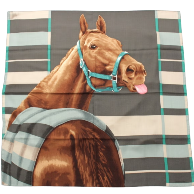 エルメス スカーフ 馬柄