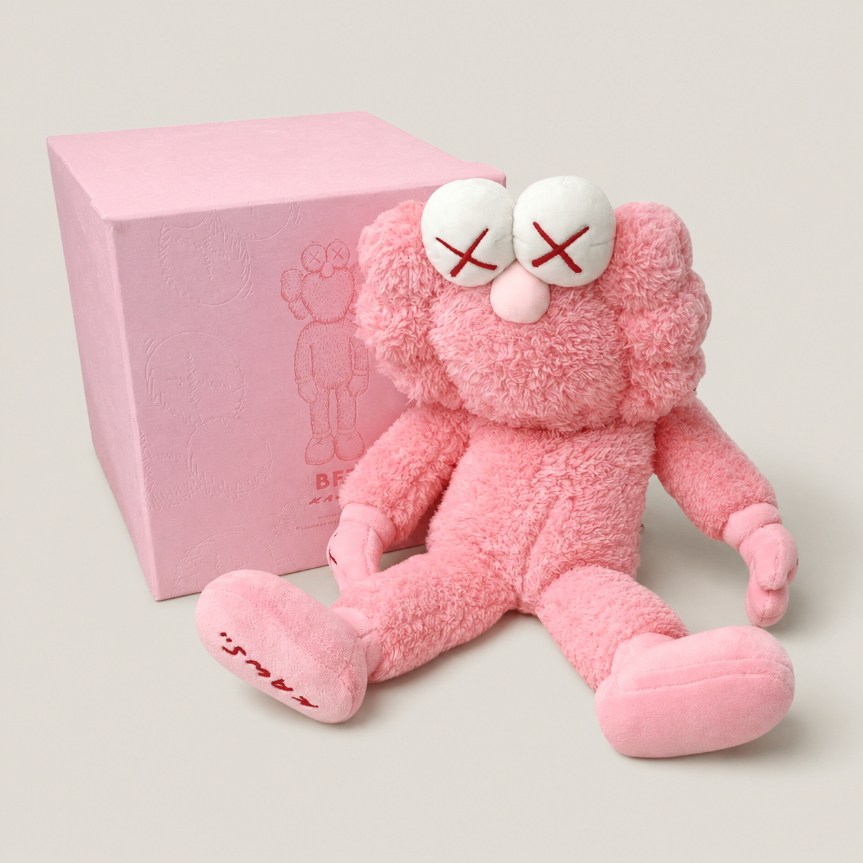 KAWS BFF pink plush 20in プラッシュ ぬいぐるみ 3000体限定